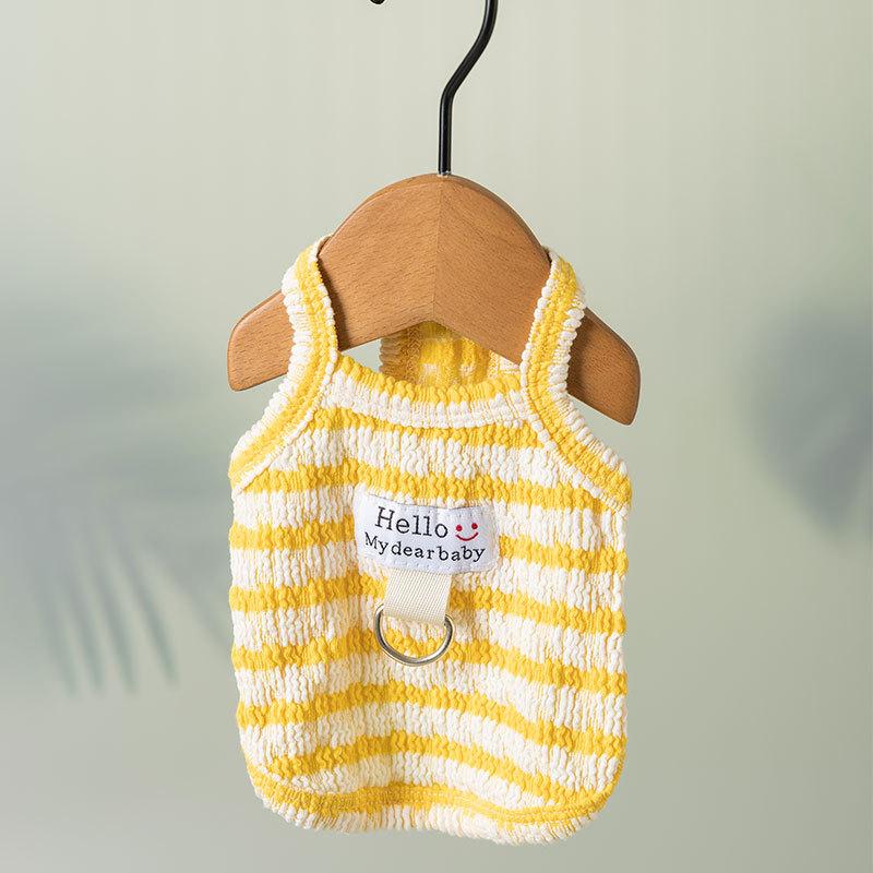 New Small Dog Summer Dog Bicycles Thin Breathable Teddy Bigbear Cat Suspender Pet Clothes