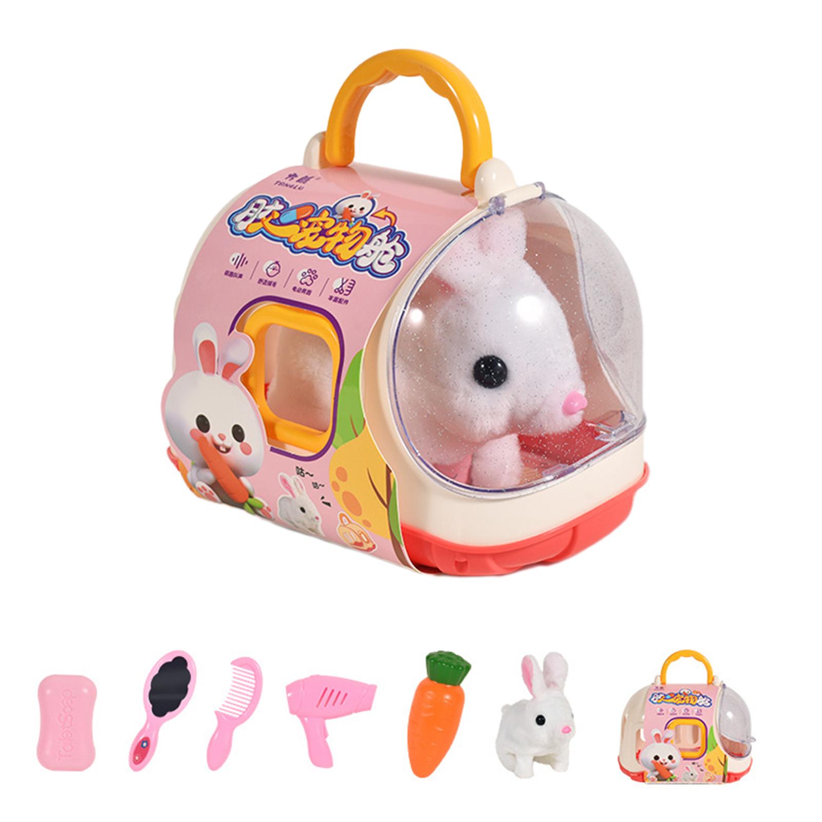 

Милая интерактивная плюшевая игрушка, электрическая игрушка для домашних животных, лающая, ходящая, виляющая хвостом, успокаивающая детей, игрушка для воспитания домашних животных 8