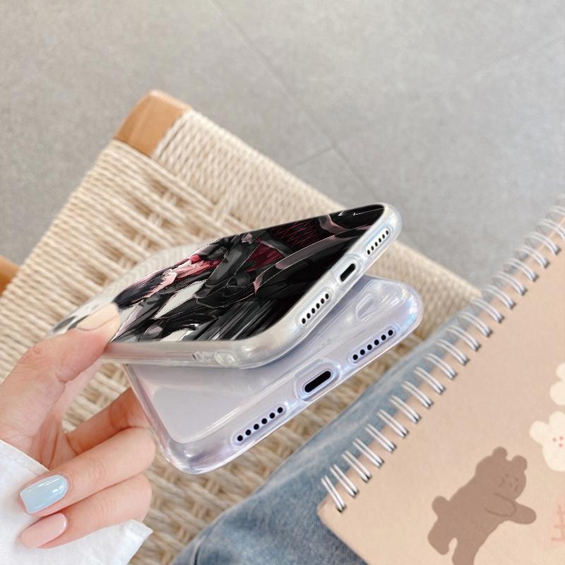 Husă din silicon moale, transparentă, cu modele de desene animate, pentru Samsung A55 M35 S24 Xiaomi Redmi Note 13 Poco C65 iPhone Husă de protecție rezistentă la șocuri