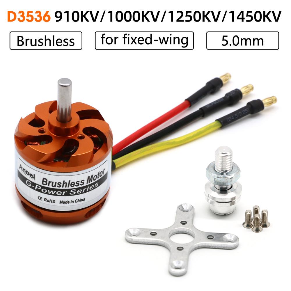 D3536 910KV 1000KV 1250KV 1450KV Brushless Outrunner Motor Remote Control UAV Motor For RC Plane Helicopter Drone