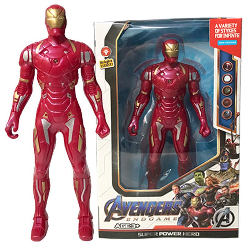 Estatua Modelo Coleccionable de 17cm del Capitán América, Spider-Man, Iron Man Regalo para Niños