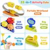22-in-1 Baby Busy Board Activity Cube Toys Montessori Toy Educational Learning Sensory Travel Toys for Infant Christmas Gifts