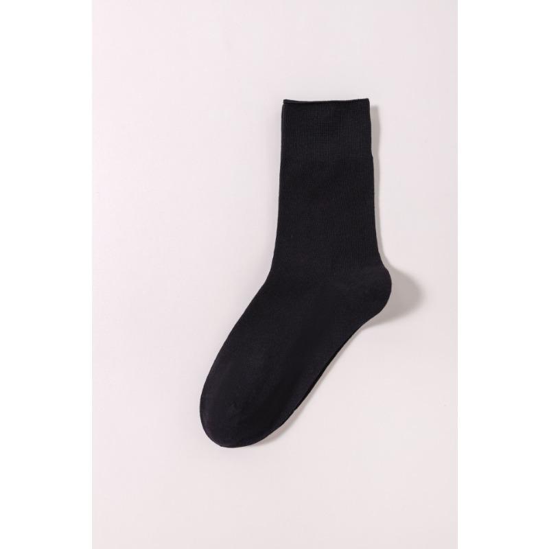 Summer Mid-calf Socks, Women's Loose-fitting Postpartum Socks, Sweat-absorbing and Odor-proof Boneless Pile Socks, Student Thin Pure Cotton Socks