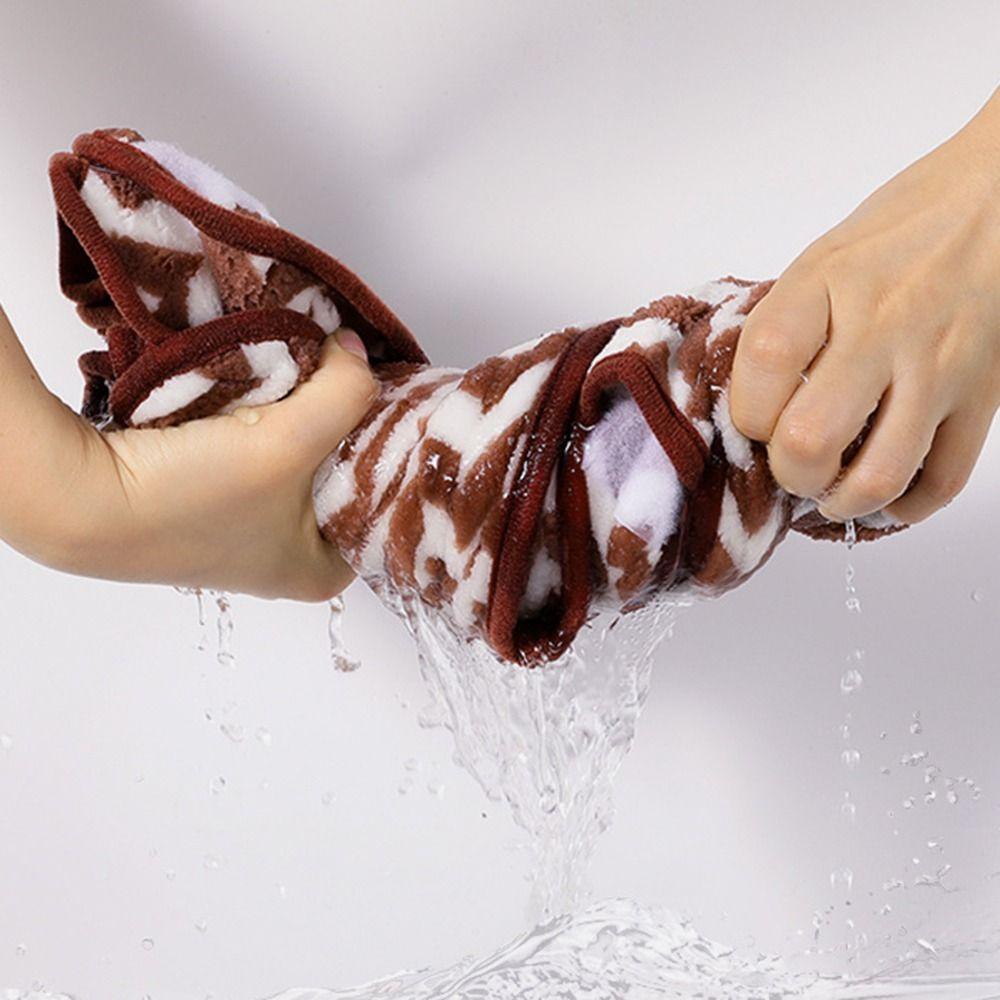 Keeping Warm Pet Absorbent Towel Microfibre Dog Drying Coats Dog Bath Robe  For Dogs Cats