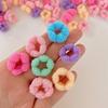 100 Pezzi/Scatola Mini Carini Fasce per Capelli da Bambina Colorati Elastici per Capelli per Bambini Scrunchies Elastici in Gomma per Accessori Capelli da Bambina
