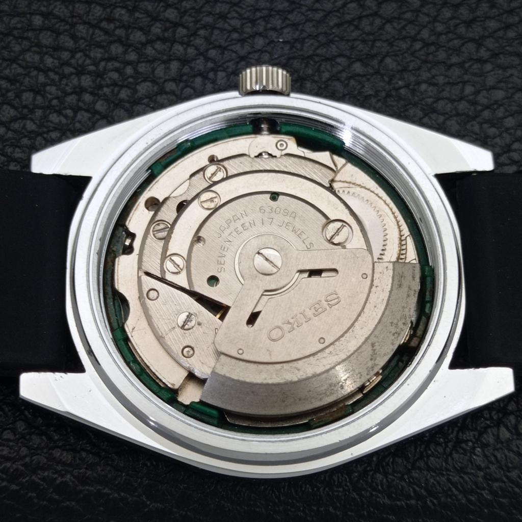 JAPAN VINTAGE REFURBISHED SEIKO 5 AUTOMATIC 6309A MENS SILVER WATCH A440737-9 Sk-a440737-1