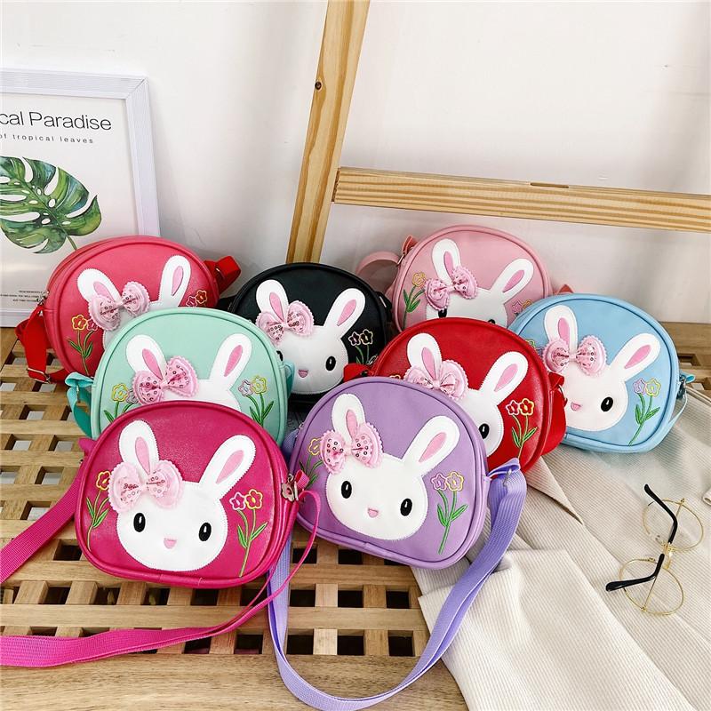 And Mouse Rabbit Shoulder Bag Adjustable Shoulder Strap Childrens Zipper Design