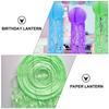 3Pcs Jellyfish Paper Lanterns Party Decoration Birthday Festival Hanging Paper Lights Green Blue Purple Decorative Lanterns
