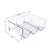 2 Tier Stackable Water Bottle Organiser Wine Water Bottle Organizer Stand Detachable Clear Water Bottle Storage Rack for Home