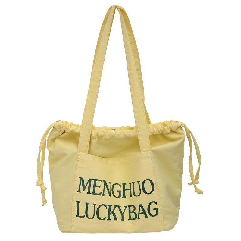 Джинсовая сумка женская сумка через плечо с завязками большая вместительная сумка-тоут — фото 26