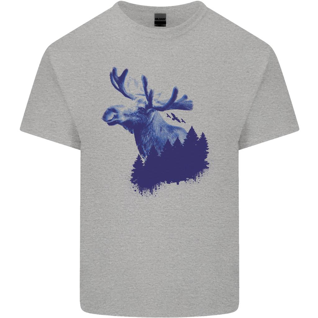 Moose Forest Ecology EnvironUnisext Unisexs Light Cotton TShirt
