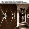 LED Modern Wall Lamp Round 4 Sided Bm Light 12W High Brightness Gentle Lighting Waterproof Wall Light