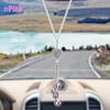 Rückspiegel-Ornamente, Bling-Autospiegel-Hängezubehör, Auto-Dekorationen für Frauen, niedliche Auto-Dekoration, Auto-Bling-Zubehör