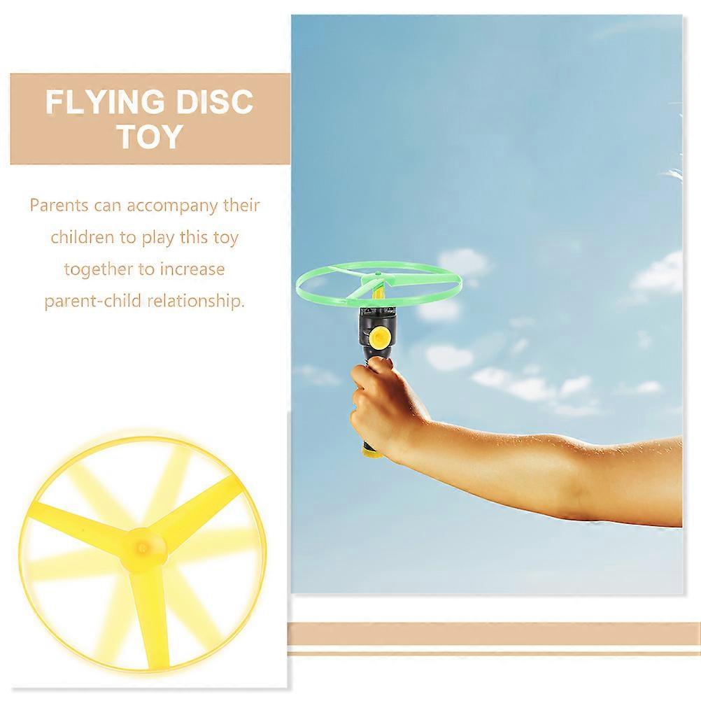 Pull String Saucer Toy For Children Learning About Gravity 4.32X4.72In 40 Sets