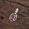 Purple Cat'S Eye Stone 925 Silver Best Friend Gift Handmade Unique New Pendant PP-6-42