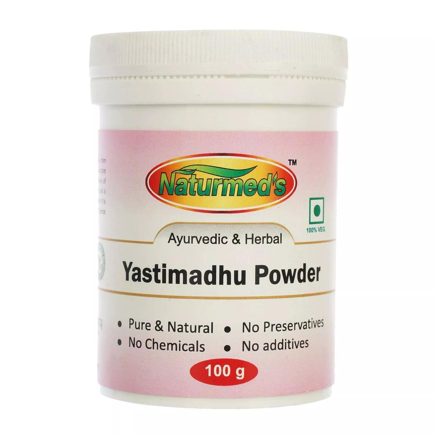 

Солодка (Яштимадху) (100 г), Yastimadhu Powder, Naturmed s