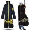 Exquisite One Piece Trafalgar Law Cosplay Costume Set With Cloak Pants And Hat