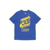 Nike Golden State Warriors Stephen Curry #30 Basketball Sports Print Short Sleeve T-Shirt Men Tops Blue CT9913-497