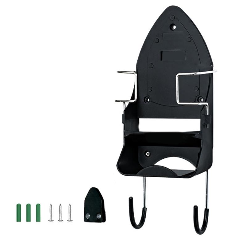 

Multipurpose Ironing Board Rack Featuring Hook for Laundry Room Organization