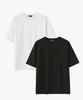 Le Mad [2 Pack] Relaxed Crew Neck Short Sleeve T-Shirt