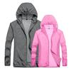 Damen Sommer Outdoor Schnelltrocknend, Atmungsaktiv Sonnenschutz Lange Jacke mit Anpassbarem Logo