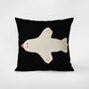 Minimalist Cute Polar Bear Throw Pillow Cover, Home Decor Cushion Case