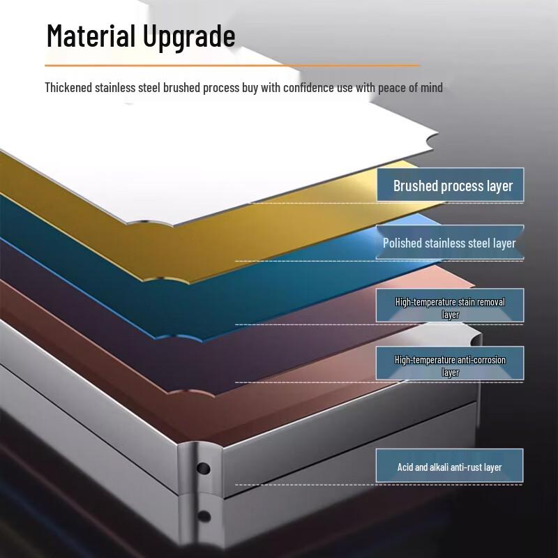 BeiYing Multifunctional Steel-Wood Kitchen Storage Rack