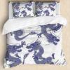 Dragon Theme Printed Bedding Three-Piece Quilt Cover