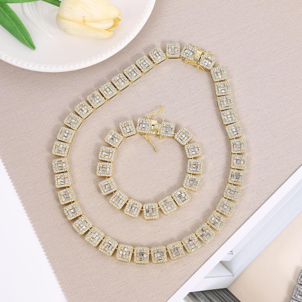 Men's Trendy Hip Hop Bling Cuban Link Chain Necklace