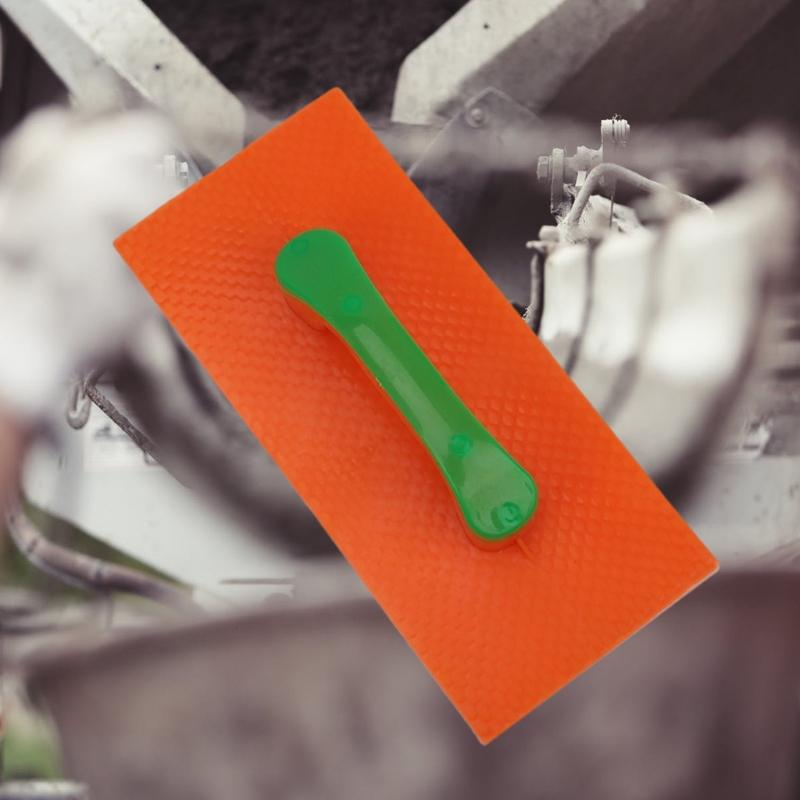 Innovative Home Improvement Plastic Rendering Texturing 14.5x31.5cm Flat-edged Plastering Trowel Wall Floor 11x27.8cm