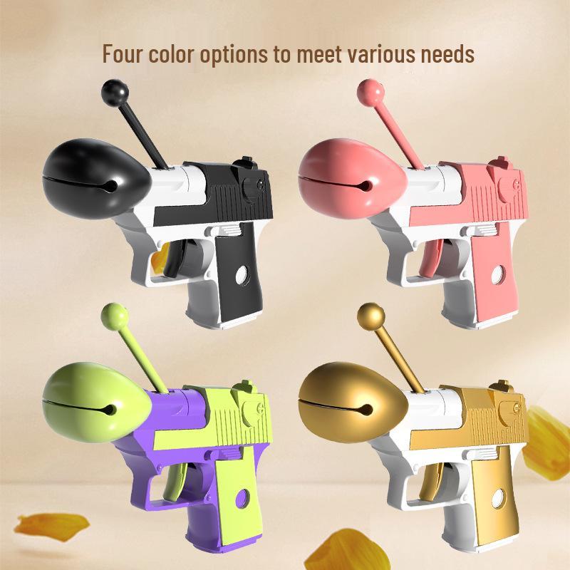 Desert Eagle Style 3D Wooden Fish Decompression Toy Gun