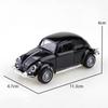 Retro Beetle Alloy Car Model Toy for Collection Exquisite Simulation Design Cake Decoration Home Office Display Gift