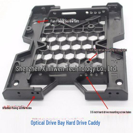 SSD and HDD Conversion Bracket for Optical Drive Bay (5.25" To 3.5"/2.5").