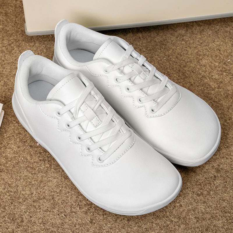 Unisex Barefoot Minimalist Shoes Women Men Wide Toe Zero Drop Sneakers Matte Artificial Leather Fashion Slip On Shoes Fitness