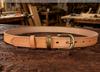Women's Retro Leather Jeans Belt - Top Layer Cowhide, Pin Buckle, Vegetable Tanned, Casual Hong Kong Style