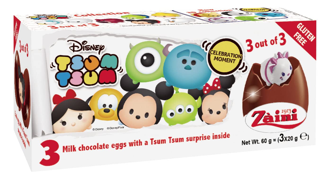 

Шоколадные яйца Disney Tsum Tsum 3 шт.