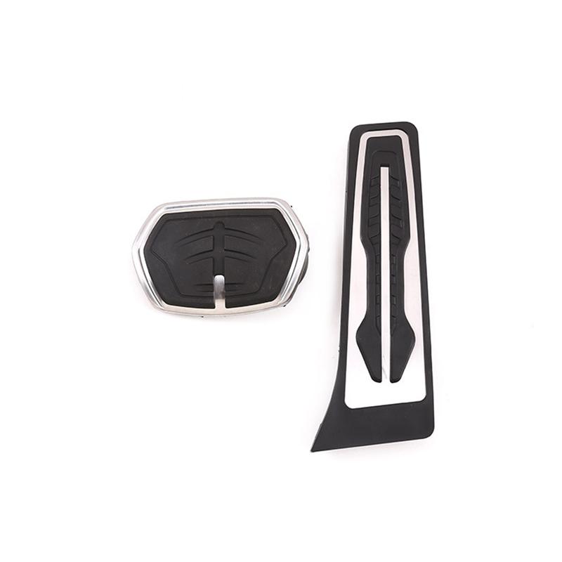 

для BMW X1 F48 2016- 2024 2024 X2 F39 2018 - 2024 AT ( LHD ) Педали автомобиля из нержавеющей стали, чехол для педали акселератора, газа, тормоза чёрный