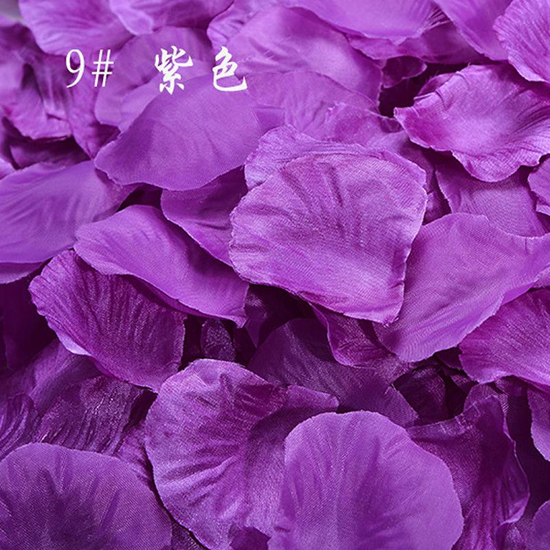 1000 pcs /pack Non-woven Fabric, Simulated Flower Petals, Rose Petals, Birthday Setting Balloon Accessories Shape