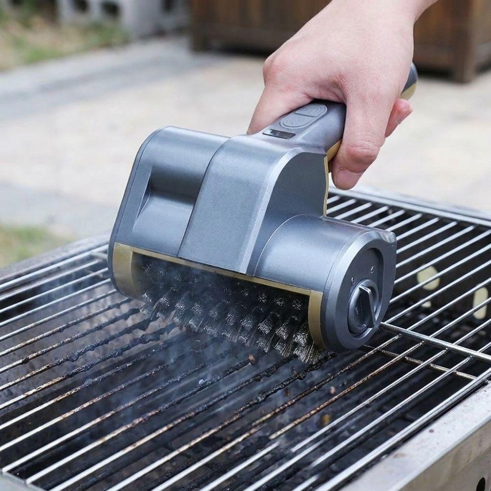 Edelstahl Elektrische Grillreinigungsbürste BBQ Rotierende Bürste Effizienter Ölentferner