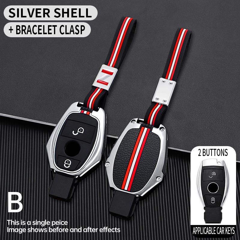Car Key Case Cover Protective Shell Fob for Mercedes Benz A B C E Class GLS GLA GLK GLC CLS CLA AMG W204 W205 W212 W463 W176