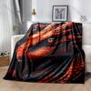 1PC Red Dragon Side Profile Print Adult Children Warm Blankets Home Travel Car Soft and Comfortable Suitable for All Seasons