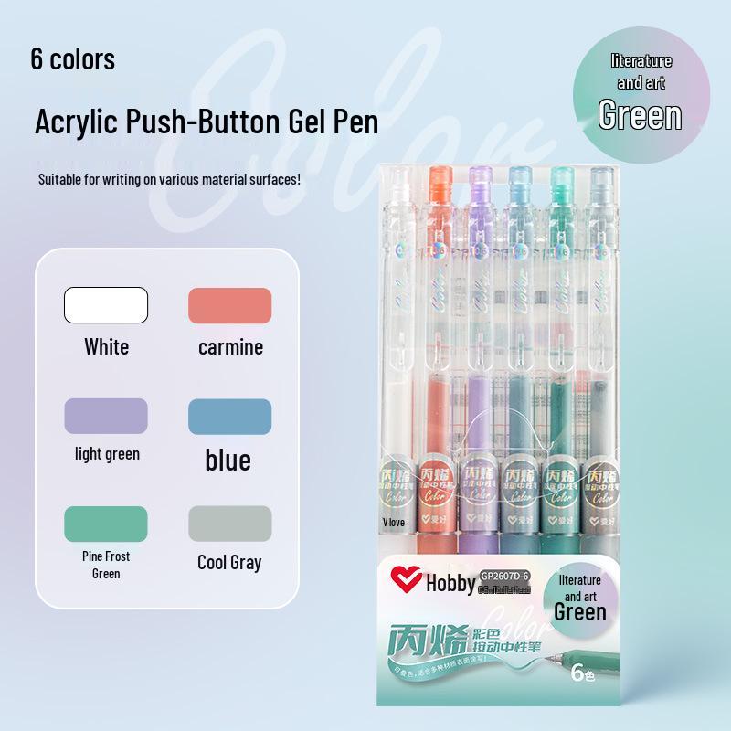 Vibrant Acrylic Watercolor & Highlighter Pens for Students, Doodling & Journaling