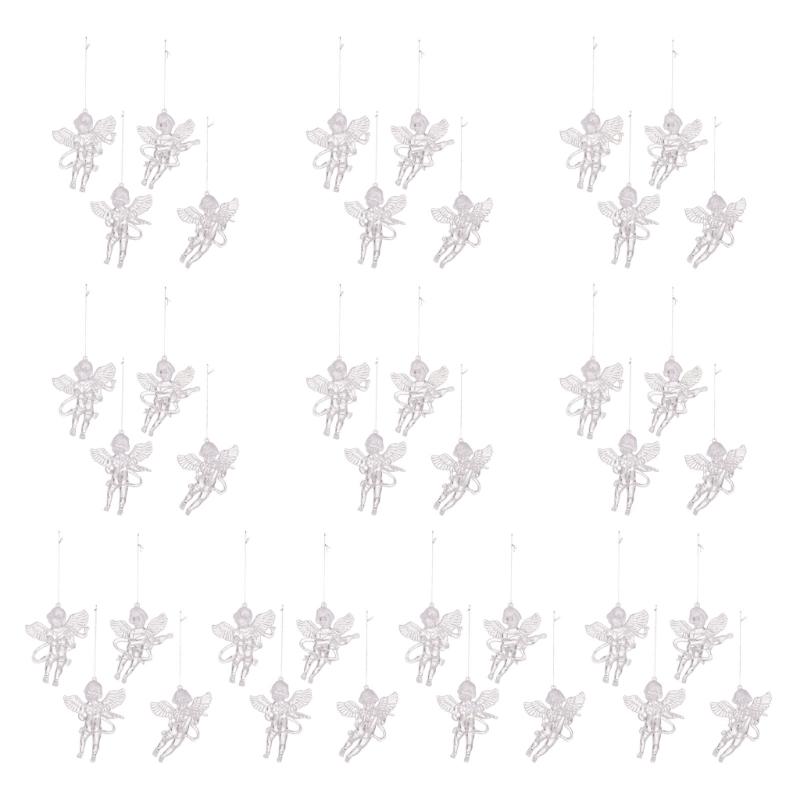 

Christmas Home & Party Hanging Decoration Portable Christmas Tree Angelic Collection with Delicate Detailing for Decors 1