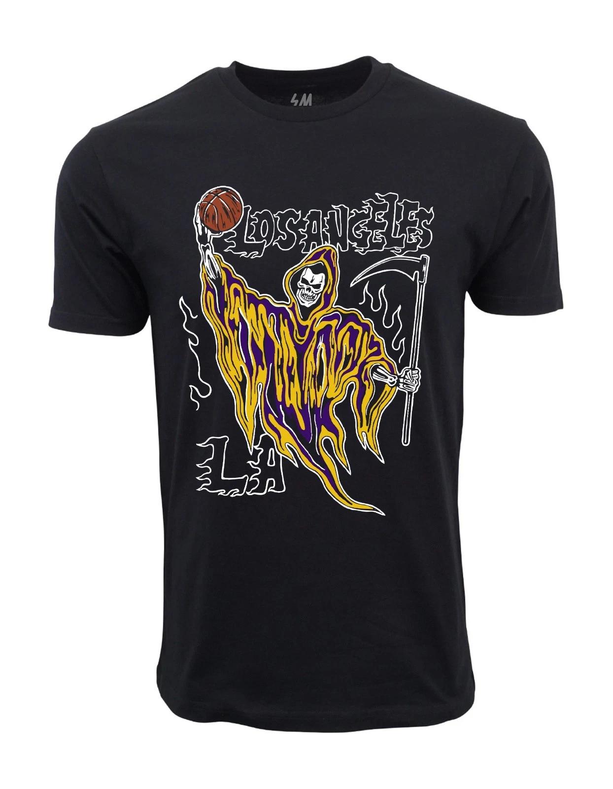 Men s and Women s T-shirts LA LOS ANGELES BASKET BALL FIRE M