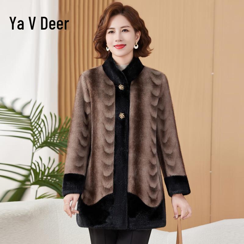 

Женское теплое зимнее пальто из искусственного меха Yalu 4XL