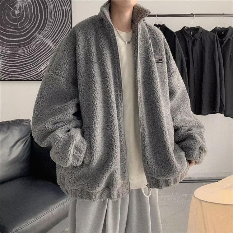 2025 Men's Trendy Lambswool Fleece Jacket - Autumn/Winter Street Style