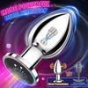 Wireless Anal Plug Vibrator for Men Women Butt Plug Men Prostate Massager Female Vagina Remote Stimulator for Adult Sex Toys