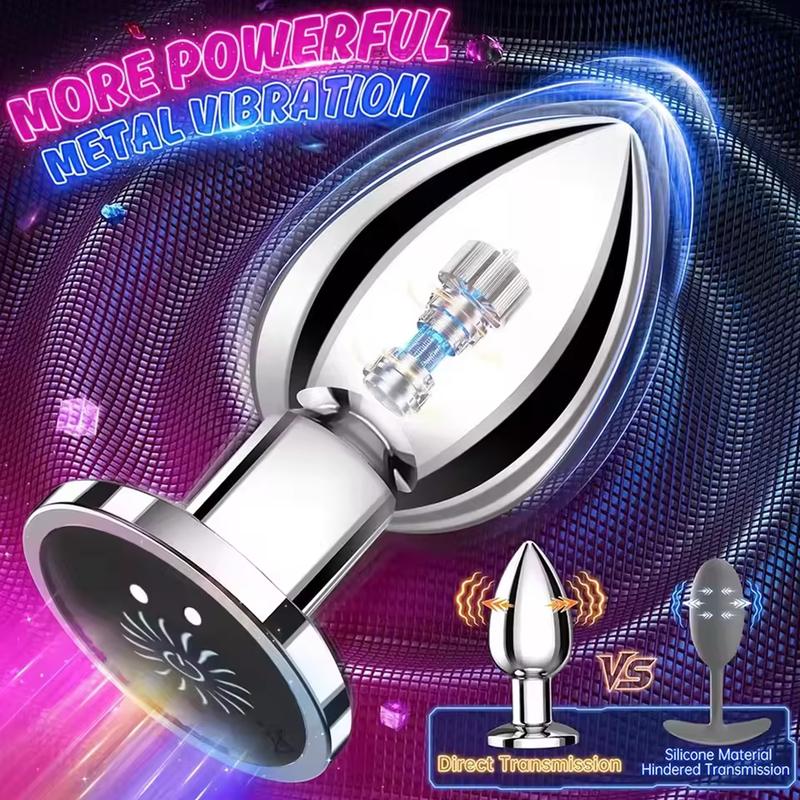Wireless Anal Plug Vibrator for Men Women Butt Plug Men Prostate Massager Female Vagina Remote Stimulator for Adult Sex Toys
