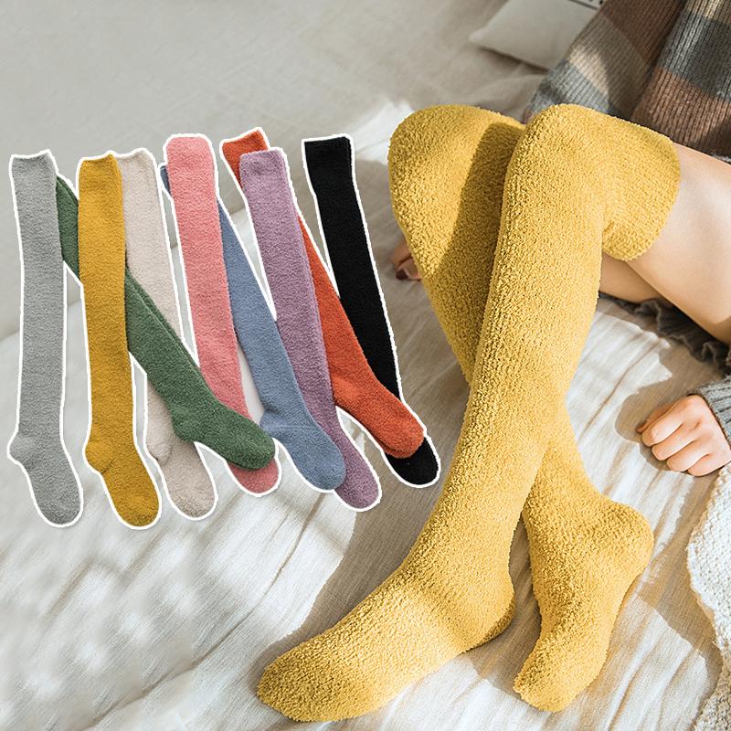 Buy New Winter Thigh High Socks Warm 