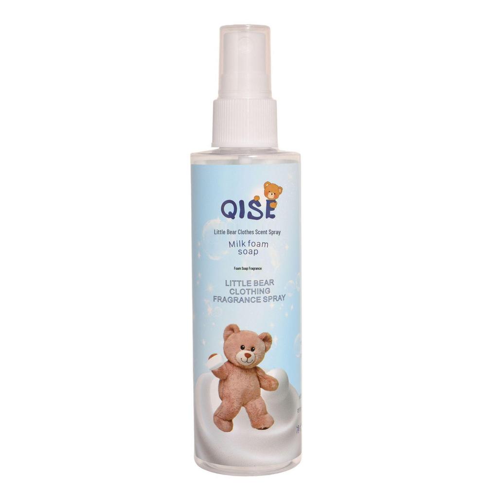 QISE Little Bear Clothing Deodorant Spray - Long-lasting Fresh Scent, Portable & Faux Body Aroma.